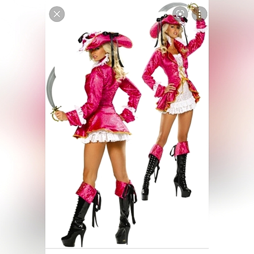 Roma Sexy Pink Pirate Costume